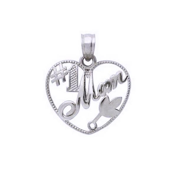 Pandantiv argint 925 rodiat mama inimioara 1 Mom - Be Caring [1]